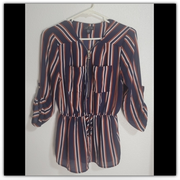 J for Justify striped top size small - Picture 1 of 4